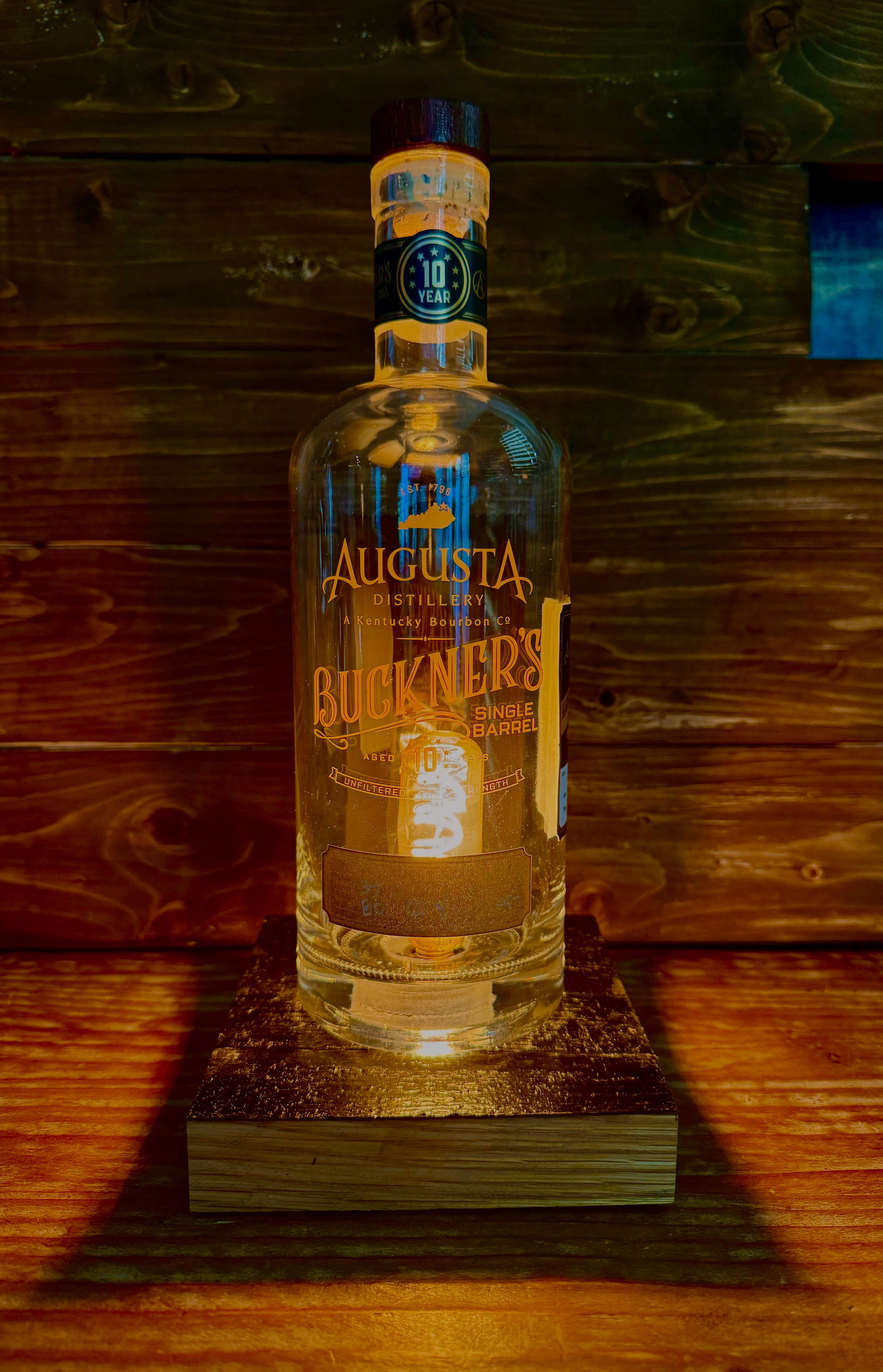 Buckner's 10 year Single Barrel Cask Strength (Augusta Distillery)